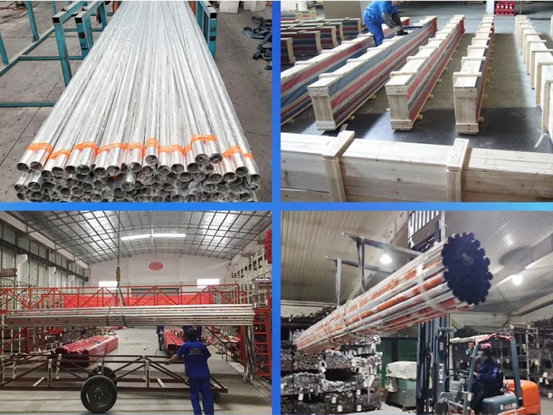 SS 316L round pipe packaging SS 316L round pipe packaging